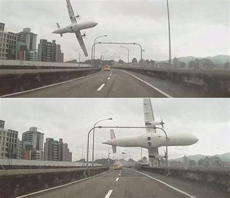 Taiwan Plane Crash Video Footage Shows Transasia Flight 235 Banking