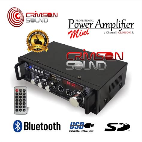 POWER AMPLIFIER MINI AC/DC CRIMSON S7 – PT. Protonindo Citra