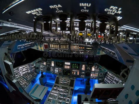 Inside The Cabin Of The Space Shuttle Columbia Editorial Photography