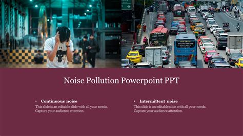 Noise Pollution Powerpoint Template And Gpogle Slides