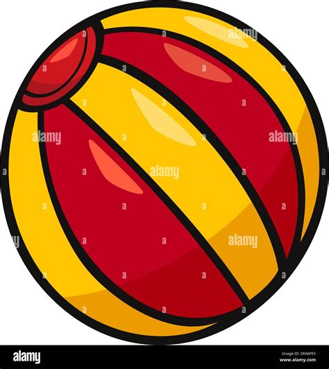 Cartoon Illustration Of Beach Ball Clip Art Stock Vector Image And Art