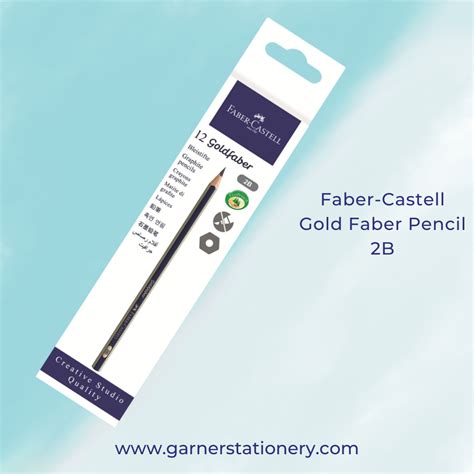 Faber Castell Gold Faber Pencil B Garner Stationery