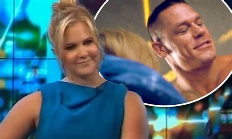 Amy Schumer Jokes About Her Sex Scene With John Cena On Trainwreck Set Daily Mail Online