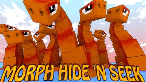 Minecraft Mods Morph Hide And Seek Jurrasiccraft Morph Mod Youtube