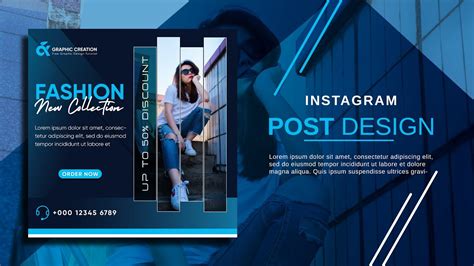 Creative Social Media Post Design Adobe Photoshop Tutorial Youtube