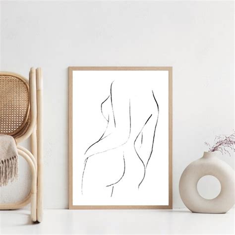 Naked Female Back Etsy