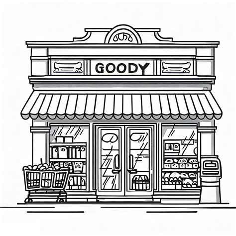 Coloriage Épicerie 7 télécharger et imprimer gratuit sur