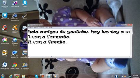 Tutorial Como Agrandar La Letra Del Bloc De Notas Pasos Youtube