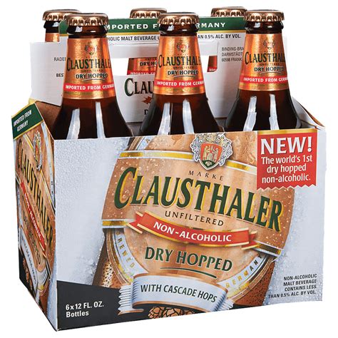 Clausthaler Dry Hopped Amber Non Alcoholic 6pk 12 Oz Bottles Applejack