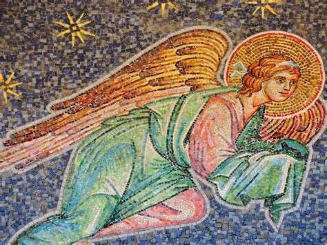 Free Picture Angel Belief Medieval Spirituality Wings Art Mosaic