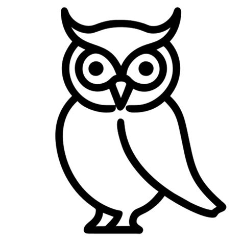 Premium Vector Owl Icon Outline