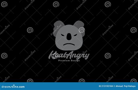 Koala Angry Emoji Koala Bear Evil Emotions Avatar Beast Aggressive