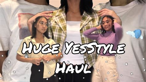 Huge Yesstyle Try On Haul Youtube