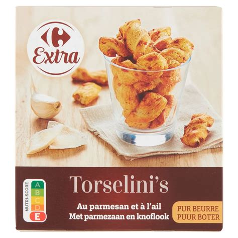 Extra Torselini s au Parmesan et à l Ail 75 g Carrefour Belgique