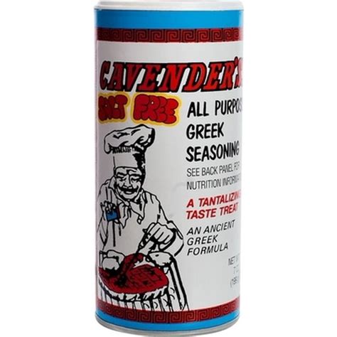 2 Pack Cavender S Salt Free All Purpose Greek Seasoning 7 Oz