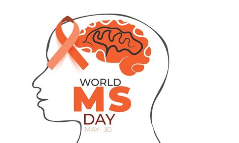 World Multiple Sclerosis Day Background Banner Card Poster