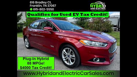 2016 Ford Fusion Energi Titanium Plug In Walk Around For Sale Hybrid And Electric Car