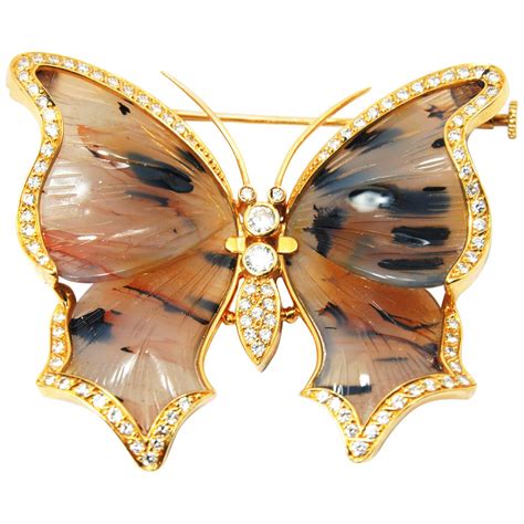 Antique Tortoiseshell And Gold Butterfly Brooch For Sale At 1stdibs