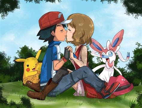 Pokemon: ¿Serena besa a Ash? ¿El amourshipping es canon? | •Anime• Amino