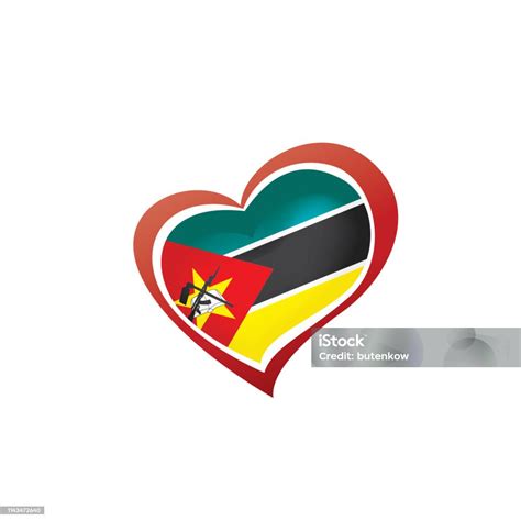 Mozambique Flag Vector Illustration On A White Background Stock