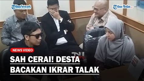 SAH Pernikahan Desta Mahendra Dan Natasha Rizki Resmi Cerai Seusai