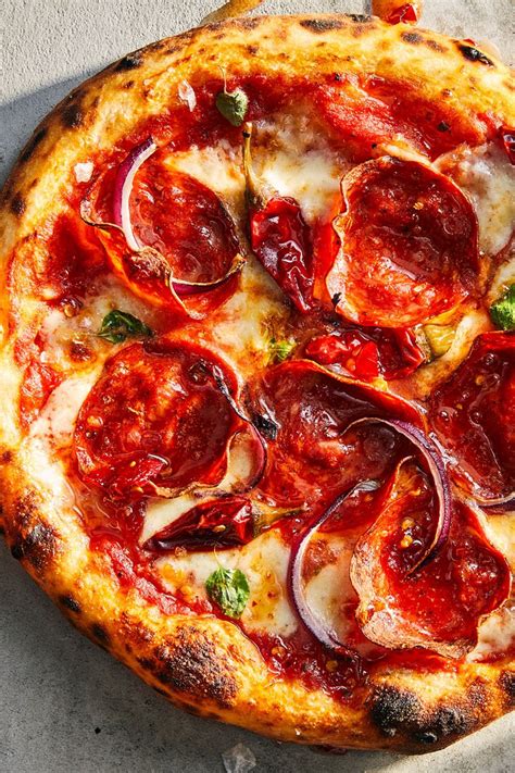 Soppressata Pizza With Calabrian Chiles And Hot Honey Recipe Pizza