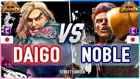 Sf Daigo Ken Vs Noble Luke Street Fighter Youtube