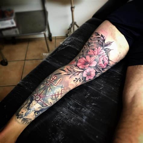 85 Amazing Leg Sleeve Tattoo Ideas