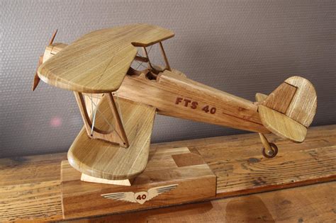 Maquette En Bois D Un Avion Stampe Bois Le Bouvet