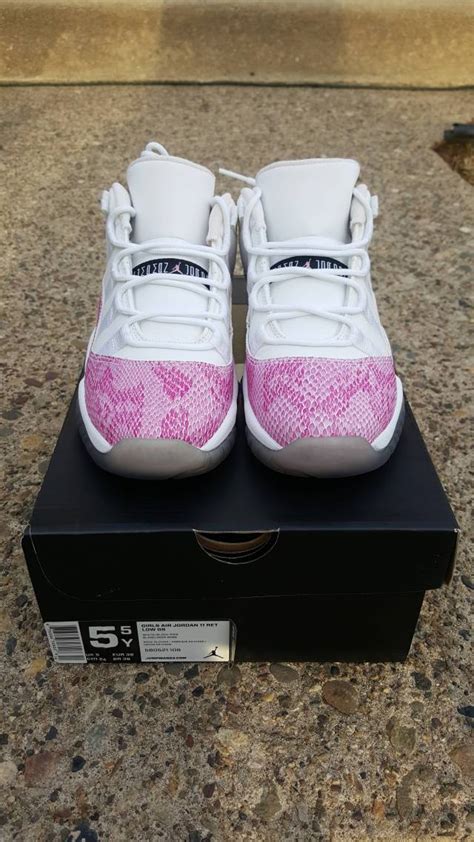 Air Jordan 11 Low GS - Pink Snakeskin | Kixify Marketplace