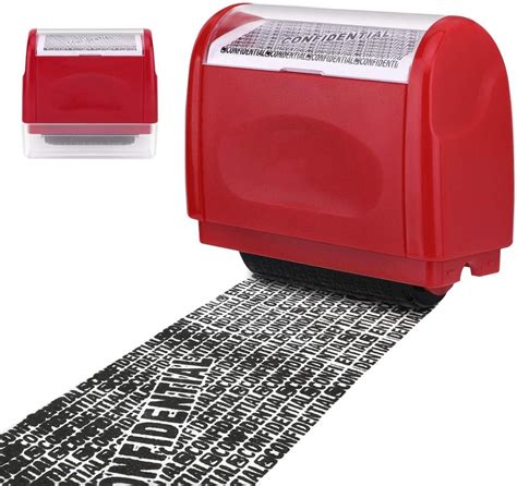 Rolling Identity Theft Guard Stamp Id Theft Roller Stamp Etsy