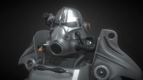 Power Armor From Fallout Model T45 Buy Royalty Free 3d Model By