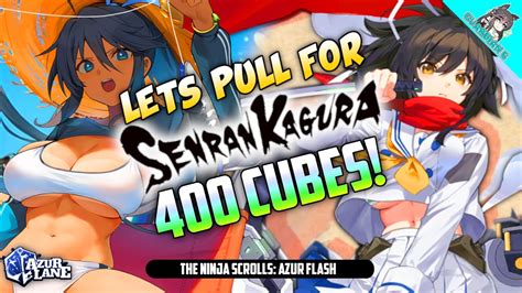 Azur Lane Senran Kagura Collab Pulls Cubes For The Ninja