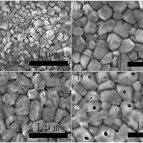 Top View Sem Images Of Pbi Layers Without A And With Csi B