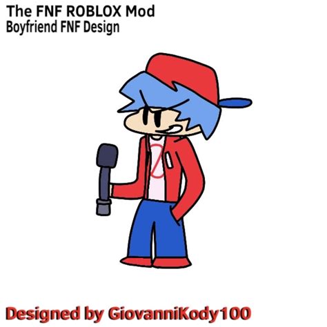 The Fnf Roblox Mod Boyfriend Design By Giovannikody100 On Deviantart