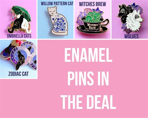 Any 3 Pins Cute Enamel Pin Set Pin Set Pin T Pin Etsy