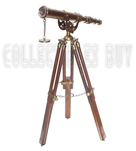 Vintage Antique Tripod Telescope Brass Nautical Telescopes Harbour Master Stand Outdoor Scope