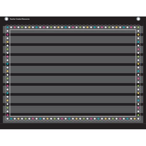 Chalkboard Brights Page 2 Themes Decorative Teacher Created