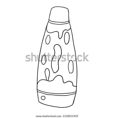 Cute Cartoon Doodle Liquid Lava Lamp Stock Vector Royalty Free