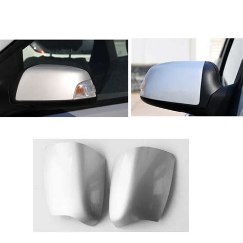 1pair Brand New Silver Left Andright Side Rearview Door Mirror Cover Cap