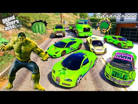 GTA 5 Stealing HULK Supercars With Franklin Real Life Cars 3