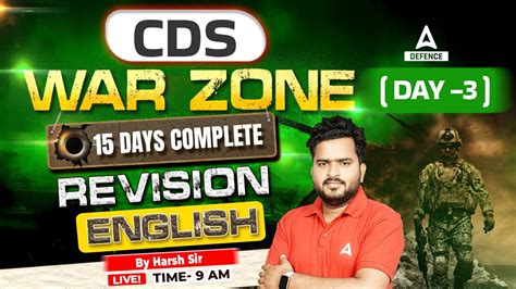 Cds Exam Preparation Days Complete Most Important Cds English Mcqs