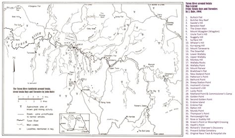 Turon Sofala Rule Map with legend | Hill End & Tambaroora Gathering Group