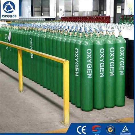 Tped ISO Certificated Medical Oxygen Gas Cylinder 50L Filling Purity 99