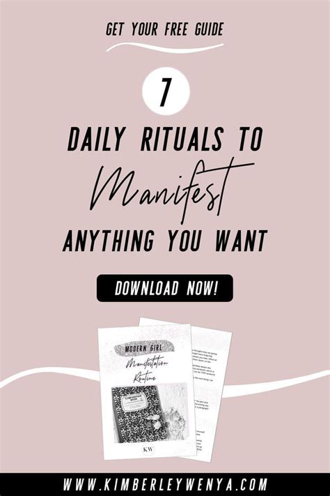 [free Guide] Daily Manifestation Routine Techniques And Tips