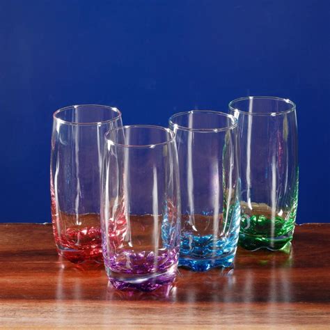 Gibson Home Karissa 8 Piece Drinking Glass Tumbler Set In Multicolor Nfm