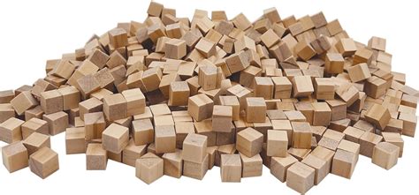 Amazon Wood Blocks For Crafting 1cm Wooden Cubes Pack Of 500