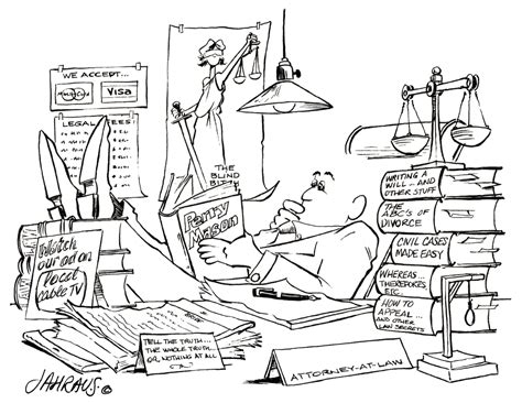 Attorney At Law Cartoon Funny T For Attorney At Law