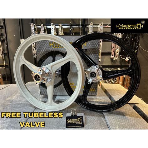 Hypertech Pro R Sport Rim Batang Custom Hub Free Tubeless Valve