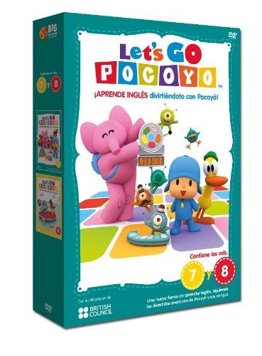 Lets Go Pocoyo Vol 7 8 Dvd Amazones Animación David Cantolla